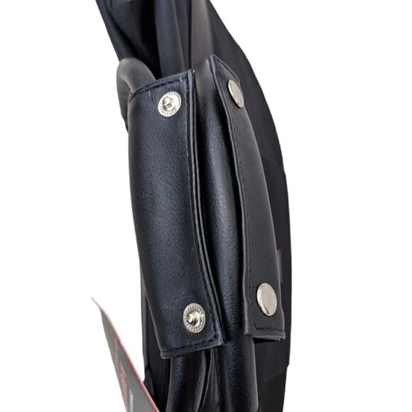 Drakkar Noir Buckled Black Traveler Duffle Bag Large NWT - Picture 10 of 12